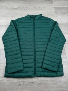 Lands End Jacket Youth XL Green Lightweight Quilted Primaloft Puffer Coat Boys - Picture 1 of 9