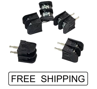 (5x) 2 Position - 20A - 300V - .375" Pitch Solder Tail - Barrier Terminal Blocks - Image 1 of 2