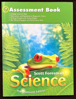2nd Grade -SCIENCE -ASSESSMENT BOOK - TEACHER EDITION - DIAMOND (2008, Foresman) - Image 1 of 4