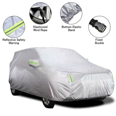 3XXXL Cubierta de Coche Protector Arañazos Polvo UV Sol Impermeable para Todos los Sedanes Foto 1 de 4