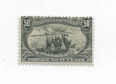 US Scott 291, 1898 Mining Prospector, OG, VLH, F/VF - Image 1 of 2