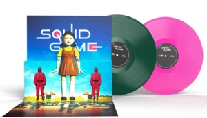 Jung Jaeil O.S.T. Squid Game Doppio Vinile Lp Colorato Rosa e Verde Limited Edt. - Picture 1 of 5