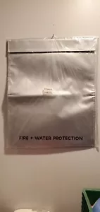Fireproof Document Bag 15x12 Waterproof Document Holder Money Safe Pouch Zipper - Picture 1 of 3