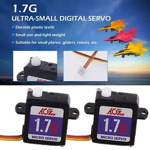 Ultra Nano Sub Micro Servo 1.7g für RC Segelflugzeug Boot Drohne Flugzeug Neu - Bild 1 von 8