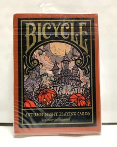 Bicycle Autumn Night Playing Cards by Yasuyuki Honne / Halloween - Picture 1 of 6