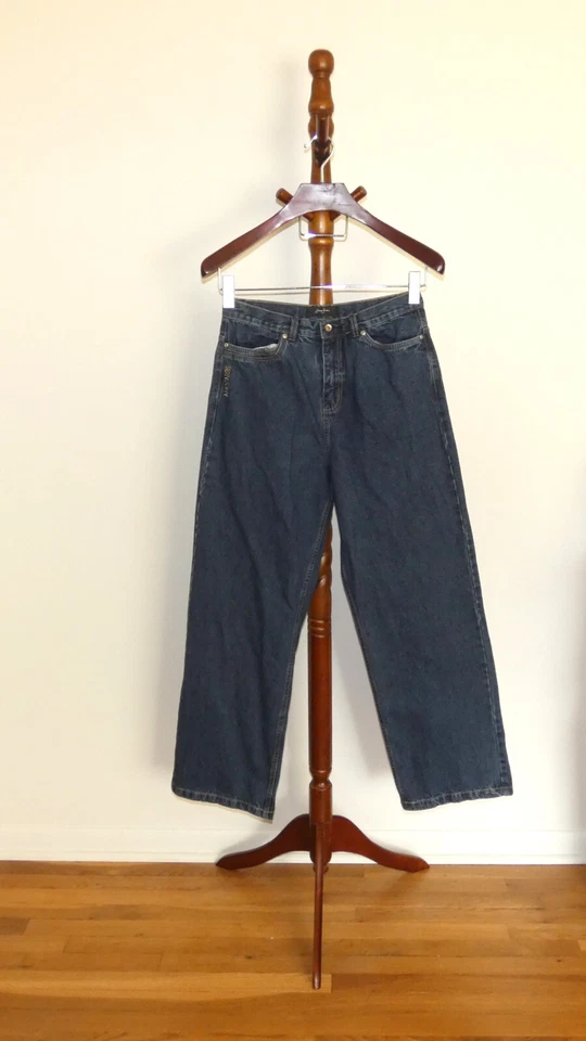 Pantalones de mezclilla holgados anchos Sean John Estilo para monopatín niños talla 20 Foto 1 de 4