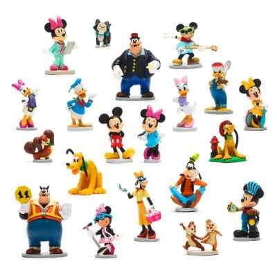 Disney Store Mickey and Friends Mega-Figur-Spielset. Minnie Donald Daisy Goofy