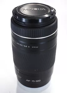 Konica Minolta AF 75-300 mm D Objetivo para Minolta AF / SONY A-Mount - Imagen 1 de 11