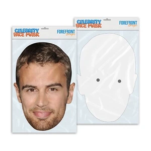 Maschera viso celebrità divertente personalizzata Theo James pronta da indossare - Foto 1 di 3