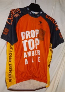 Widmer Brothers Drop Top Amber Ale XL Cycling Jersey Dog Logo Made in USA - Picture 1 of 2