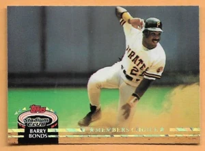 Barry Bonds Pittsburgh Pirates #604 - Topps Stadium Club casi nuevo-como nuevo 1992 - Imagen 1 de 2