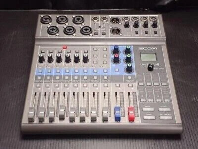 ZOOM LiveTrak L-8 8ch Live Podcast Digital Mixer & Recorder Japan w/Accessories - Image 1 of 4