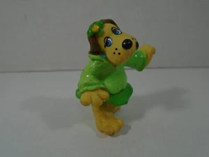 1984 TONKA--POUND PUPPIES GIRL FIGURE IN GREEN DRESS (LOOK) - Picture 1 of 5