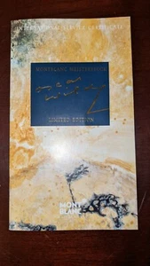 Folleto certificado de servicio Montblanc Meisterstuck edición limitada ¡SIN BOLÍGRAFO! - Imagen 1 de 7