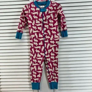 Pijama Hanna Andersson Talla 18-24M One Piece Estampado Conejito Rosa y Azul - Imagen 1 de 4