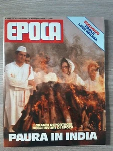 EPOCA n.1780 anno 1984 - Paura in India - Esclusivo parla Lech Walesa - Picture 1 of 2