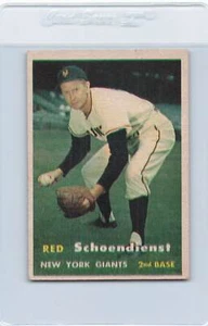 1957 Topps #154 Red Schoendienst Giants VG/EX *4086 - Picture 1 of 1