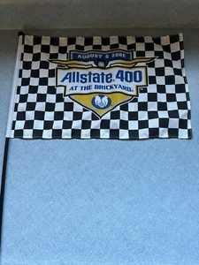 Nascar Allstate 400 bandera a cuadros 6 de agosto de 2004 carrera Indianápolis Motorspeedway - Imagen 1 de 2