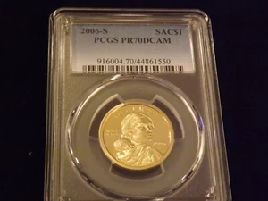 2006-S   $1              Sacagawea                       PGS PR 70 DCAM - Picture 1 of 2