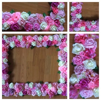 Reduced Selfie Flower Frame, photobooth ~ Wedding~mehndi~birthday Party - Image 1 of 4