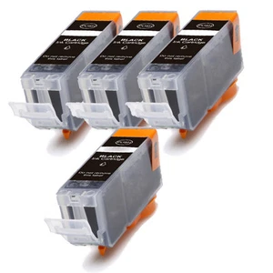 4 PK BLACK Ink w/ CHIP for PGI 225 BK Canon Pixma MG8120 MG8220 MX882 MX892 - Picture 1 of 1