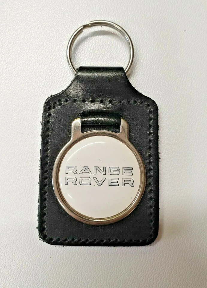RANGE ROVER CAR AUTOMOTIVE MEMORABILIA COLLECTIBLE KEY FOB KEY RING LEATHER