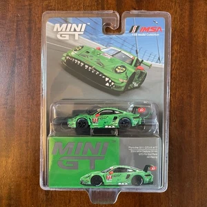 Mini GT Porsche 911 GT3 R #77 Rexy 2024 IMSA Daytona GTD Pro 2nd Place AO Racing - Picture 1 of 1