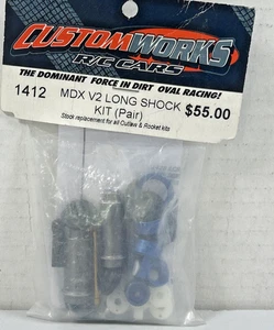 CSW1412 Custom Works MDX V2 Long Shock Set (2) for Outlaw 4 & Rocket 4 - Picture 1 of 7