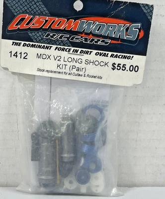 CSW1412  Custom Works MDX V2 Long Shock Set (2) for Outlaw 4 & Rocket 4 - Image 1 of 4