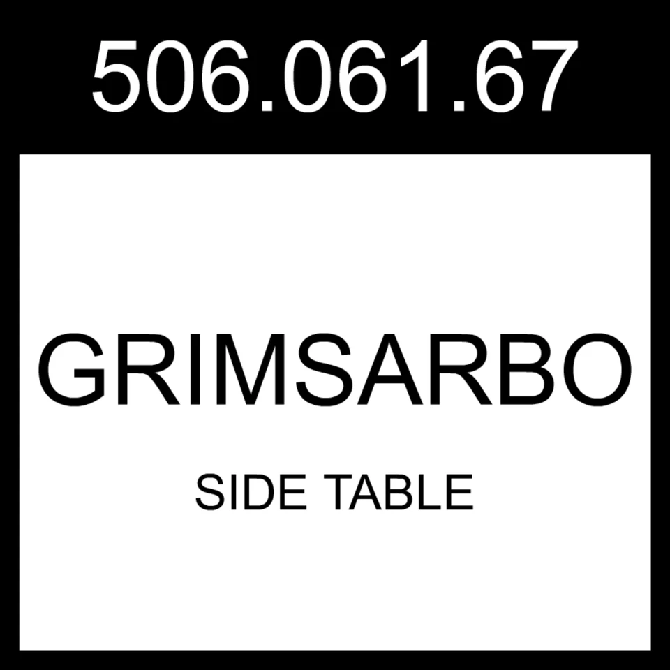 Mesa auxiliar IKEA GRIMSARBO madera contrachapada de pino/rojo brillante 506.061.67 Foto 1 de 1