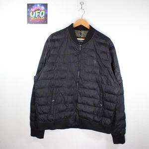 Polo Ralph Lauren Performance Puffer Jacke Herren 2XL schwarz durchgehender Reißverschluss leicht - Bild 1 von 16