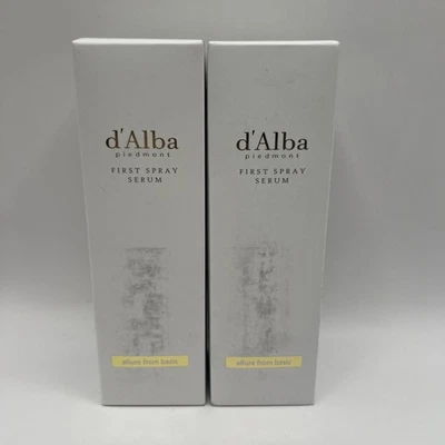 d'Alba Piemont erstes Spray x 2 Serum weißer Trüffel Italien 3,38 Unzen Ablaufdatum 03/2025 - Bild 1 von 4