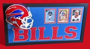 Minicasco firmado por Thurman Thomas en facturas exhibición de 10x20 Beckett - Imagen 1 de 10