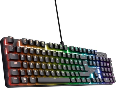 Trust Gaming GXT 871 Zora Mechanical Keyboard UK Layout with RGB...  - Image 1 of 4