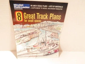 EIGHT HO TRACK PLANS SUPPLEMENT- MODEL RAILROADER- EXC. - EXC. - H15 - Picture 1 of 2