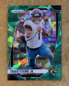 2024 Panini Prizm Travis Etienne Jr Green Cracked Ice Prizm #130 Jaguars NFL - Bild 1 von 2