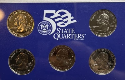 1998 50 State Quarters Proof Set - Image 1 of 4