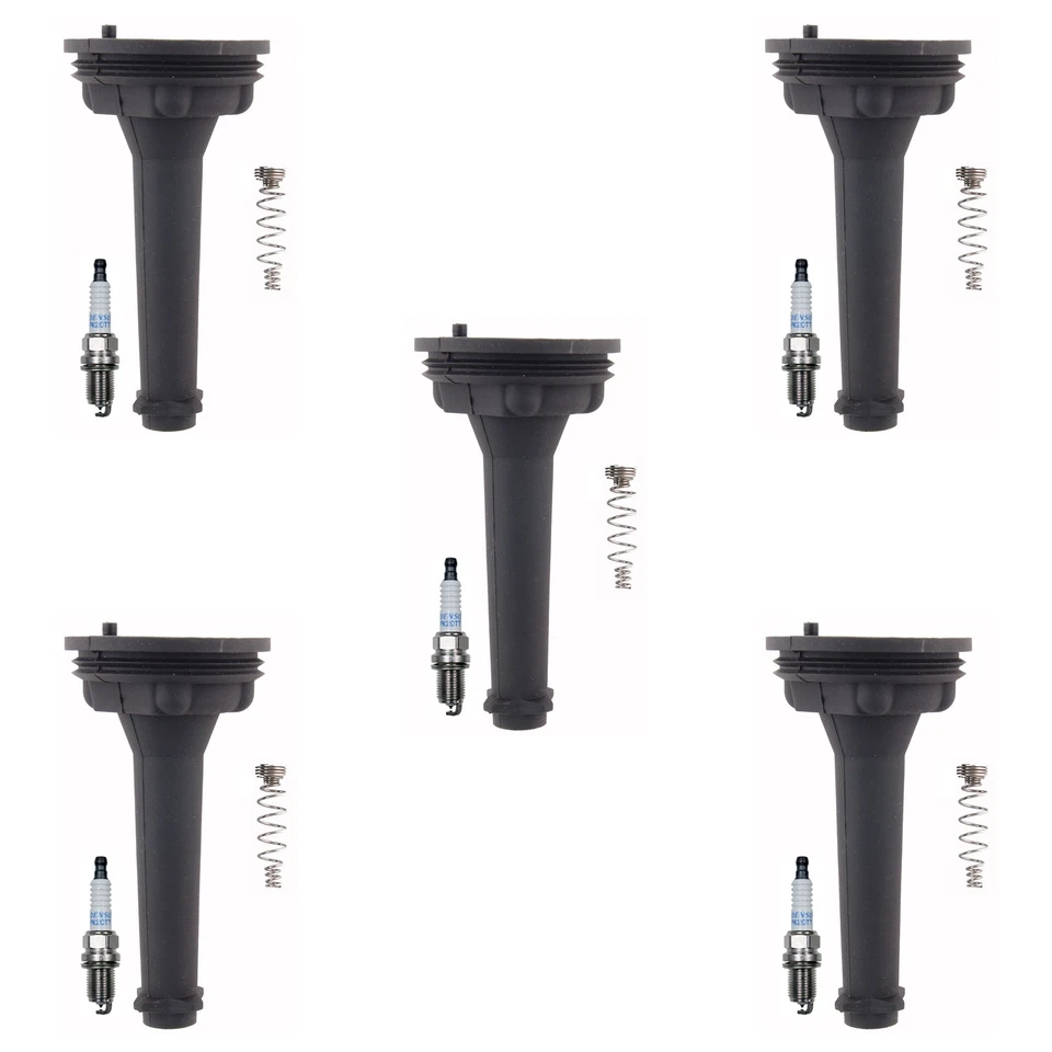 Kit de 5 bobinas Denso 5 Platinum TT bujías NGK para Volvo C70 S60 2,4 L L5 Foto 1 de 1