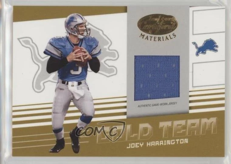 2004 Leaf Certified Materials Gold Team /150 Joey Harrington #GT-14 - Image 1 of 2