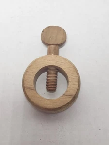 Vintage Danish Mid-Century Modern Kay Bojesen Wooden Screw Nutcracker Barware - Picture 1 of 5