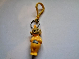 Vintage Teletubby Laa-Laa Schlüsselanhänger um 1996 Stoffpuppe gebraucht - Bild 1 von 10