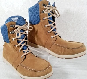 Columbia PFG Damen-Winterstiefel 8 Zoll mittel Schnee Schnürung tabakbraun Wildleder Größe 11 - Bild 1 von 9