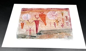 "Courthouse Wash" Limited Ed. Print Geri Schrab 15/440 Abstract Rock Art Style - Picture 1 of 8