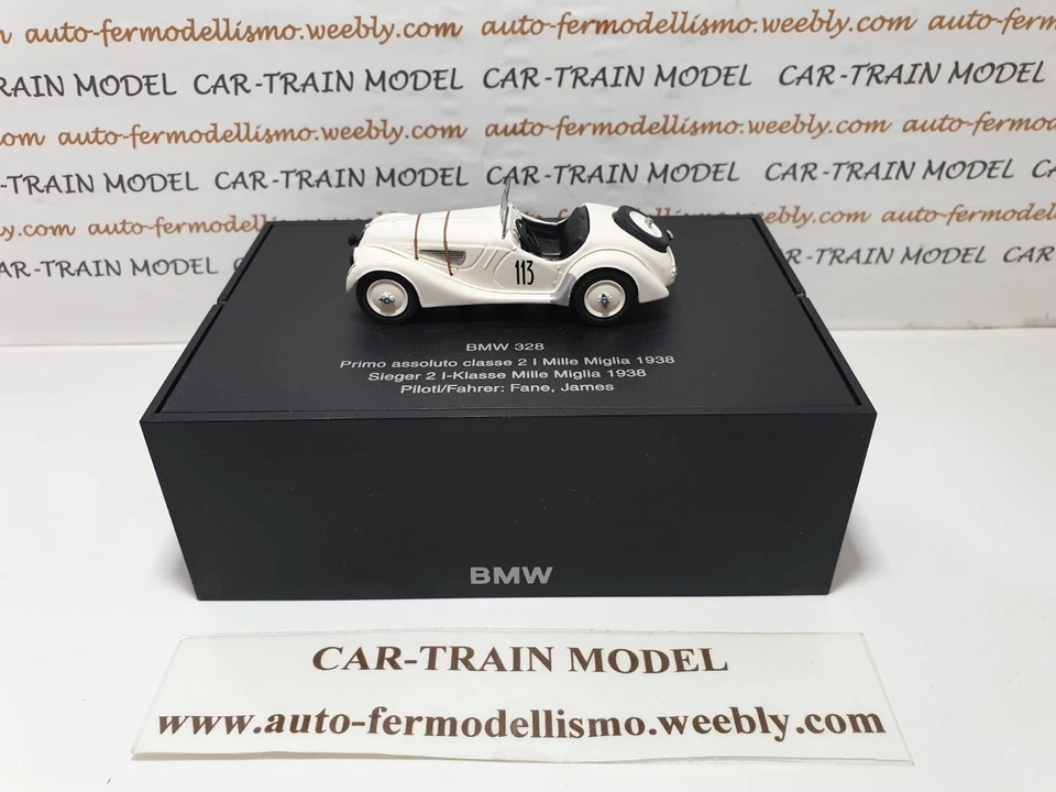 BMW 328 Primo assoluto classe 2 Mille Miglia 1938 - Minichamps DEALER PROMO 1:43 - Immagine 1 di 4