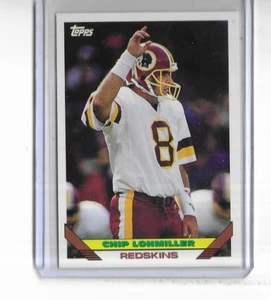 1993 Topps Football #69 Chip Lohmiller Washington Redskins - Picture 1 of 2