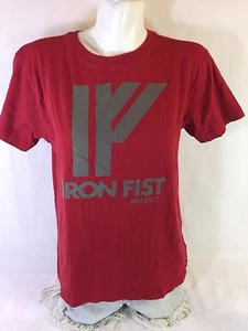 Iron Fist Men Red Shirt basic tee Size Medium Bin59#4 - Picture 1 of 12