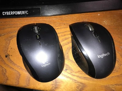 (2) Logitech Marathon M705  Wireless Mouse ( 801 and 901 series) no recievers - Image 1 of 3