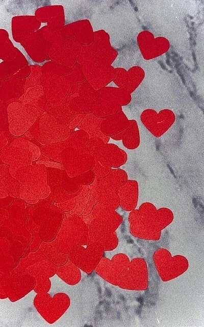 500 MINI CORAZONES CONFETI 1,59CM - PERFECTO PARA DECORAR PARA CUALQUIER OCASIÓN!! Foto 1 de 1