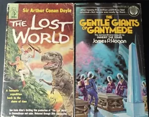 THE LOST WORLD Sir Arthur Conan Doyle / THE GENTLE GIANTS OF GANYMEDE J Hogan Pb - Picture 1 of 10