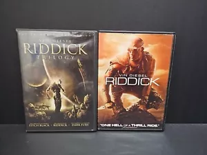 Riddick 4 Movie Bundle (Pitch Black, Chronicles of Riddick, Dark Fury, Riddick) - Imagen 1 de 3